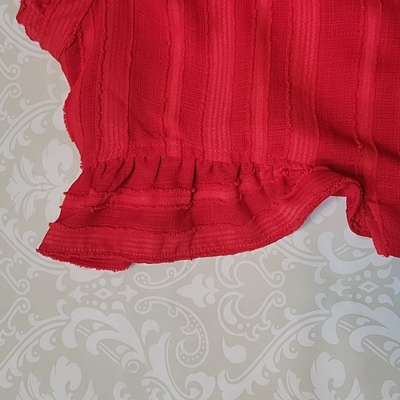 Red TieBack Top - Picture 2 of 5